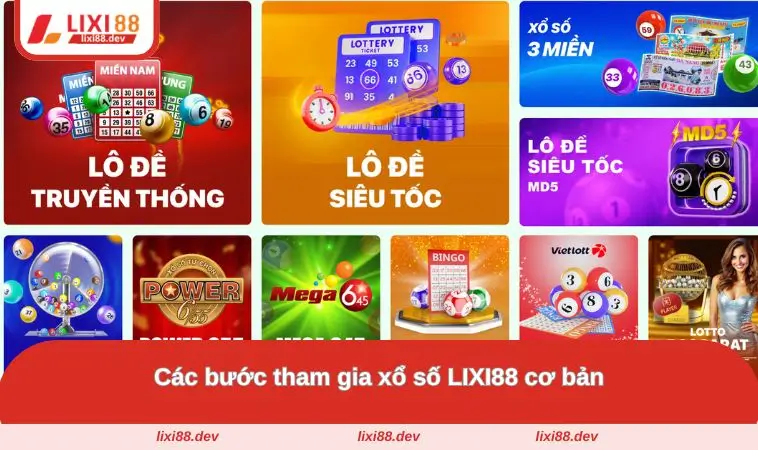Xổ Số LIXI88 – Săn Giải Thưởng Khủng, Rinh Lộc Về Nhà 2 Các bước tham gia đơn giản