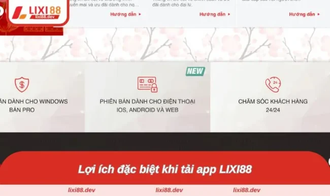 Tải App LIXI88 - Trải Nghiệm Cá Cược Mượt Mà Trên Điện Thoại 2 Lợi ích đặc biệt khi tải app LIXI88